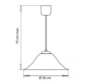 Светильник подвесной Arte Lamp CUCINA A3320SP-1WH