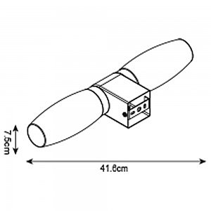 Светильник для ванной Arte Lamp A1209AP-2CC