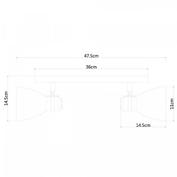 Светильник спот Arte Lamp A5049AP-2WH