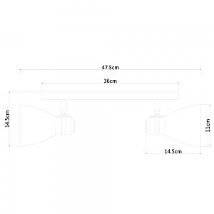 Светильник спот Arte Lamp A5049AP-2WH