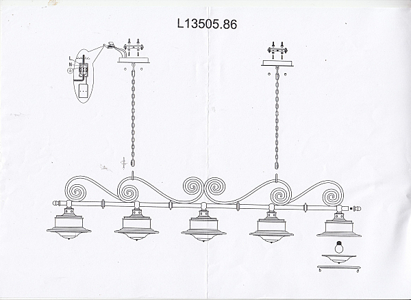 Светильник подвесной L'Arte Luce BRIGG L13505.86