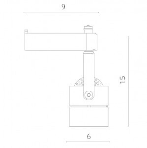 Трековый светильник Arte Lamp Track Lights A1310PL-1WH