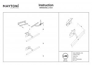Подсветка зеркал и полок Maytoni Fino MIR003WL-L7CH