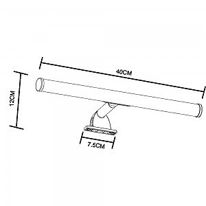 Подсветка зеркал и полок Arte Lamp Orizzone A2835AP-1WH