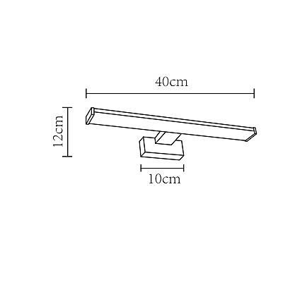 Подсветка зеркал и полок Arte Lamp Stecca A2838AP-1CC