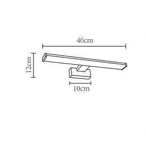 Подсветка зеркал и полок Arte Lamp Stecca A2838AP-1CC