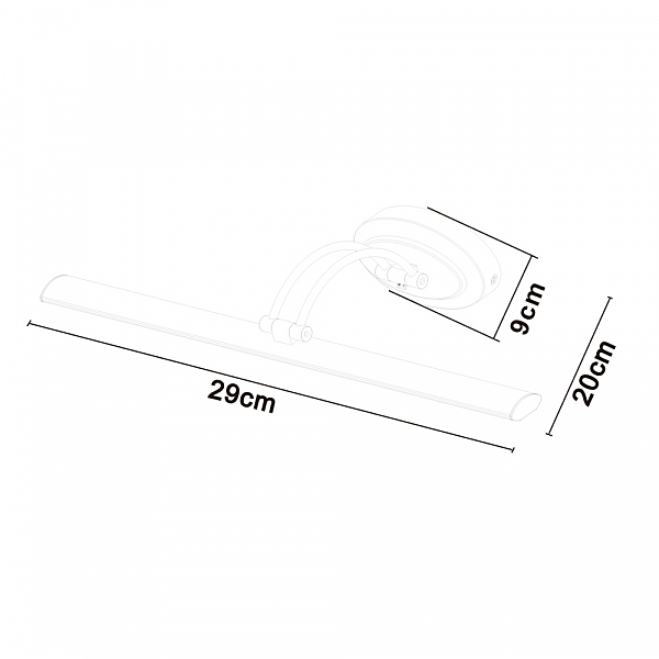 Подсветка зеркал и полок Arte Lamp Picture Lights Led A5605AP-1CC