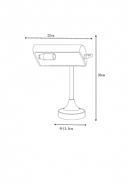 Настольная лампа Lucide Banker 17504/01/11