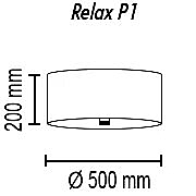 Светильник потолочный TopDecor Relax Relax P1 10 03g