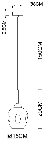 Светильник подвесной Arte Lamp Yuka A7759SP-1PB