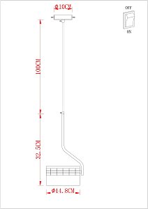 Светильник подвесной Arte Lamp A2094SP-1BK