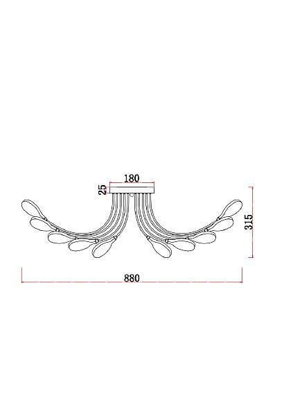 Потолочная люстра F-Promo Skein 4198-28C