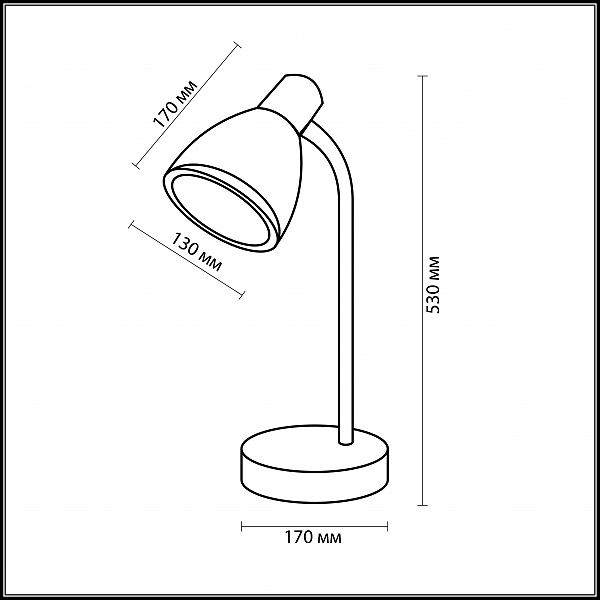 Настольная лампа Odeon Light Mansy 2409/1T