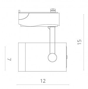 Трековые светильники Arte Lamp Track Lights A6107PL-1BK