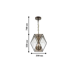 Светильник подвесной Favourite Shatir 1629-3P