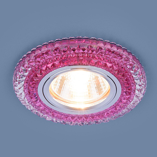 Встраиваемый светильник Elektrostandard 2193 2193 MR16 CL/PK прозрачный/розовый