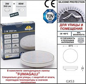 Уличный встраиваемый Fumagalli Ceci 2F4.000.000.LXG1L