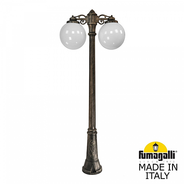 Столб фонарный уличный Fumagalli Globe 300 G30.156.S20.BYE27DN