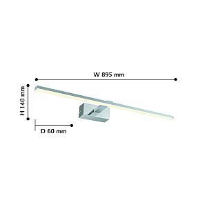 Подсветка зеркал и полок Favourite Scriptor 2433-3W