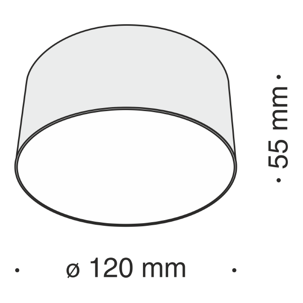 Потолочный светодиодный светильник Maytoni Zon C032CL-L12W4K