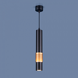 Светильник подвесной Elektrostandard DLN001 DLN001 MR16 черный матовый/золото
