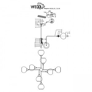 Потолочная люстра Wedo Light Beinasko 66384.01.10.08