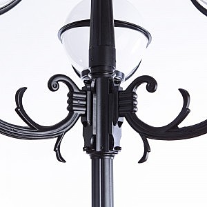 Столб фонарный уличный Arte Lamp MONACO A1497PA-4BK