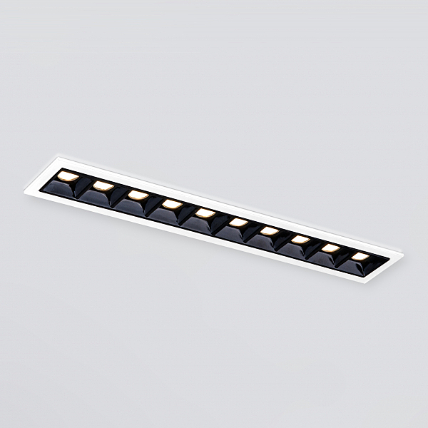 Встраиваемый светильник Elektrostandard 9921 & 9922 & 9923 LED 9922 LED 20W 4200K белый/черный