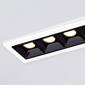 Встраиваемый светильник Elektrostandard 9921 & 9922 & 9923 LED 9922 LED 20W 4200K белый/черный