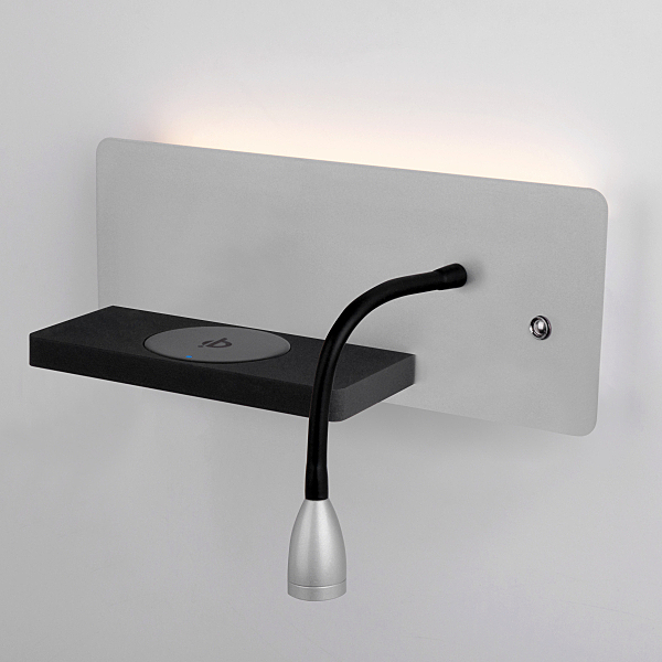 Настенный светильник Elektrostandard Kofro L LED серебро/чёрный (MRL LED 1112)