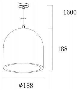 Светильник подвесной Deko-Light Concreto 342128