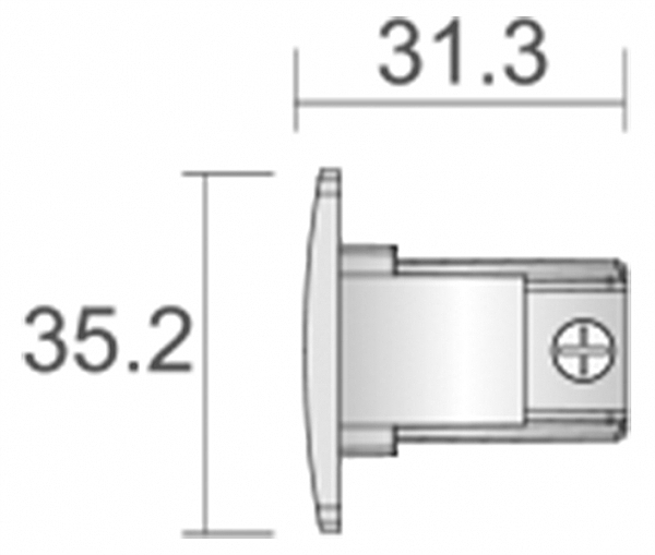 Заглушка для 3-х фазной системы Deko-Light D Line 710068