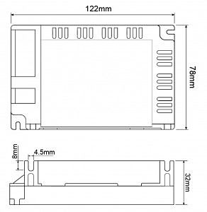 Блок питания с интеграцией в сеть DCV-24V/40W Dali Deko-Light Dali 843278