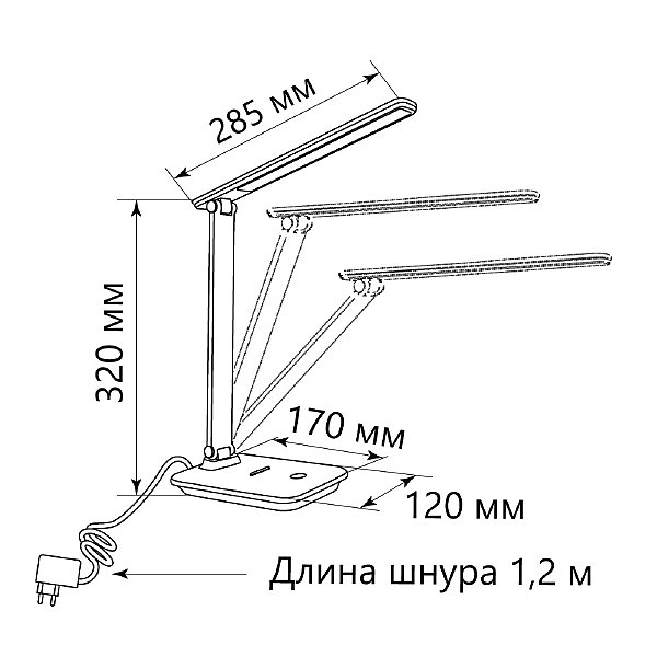 Настольная лампа Feron DE1728 41451