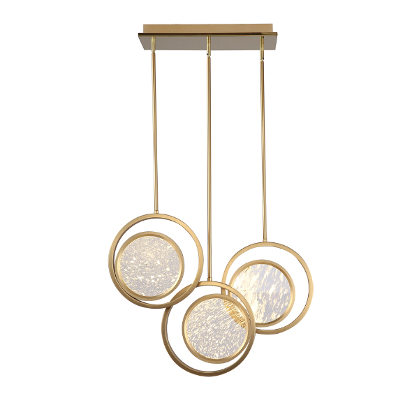 Светильник подвесной Delight Collection Moon Light MD8700-3A brushed gold