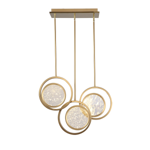 Светильник подвесной Delight Collection Moon Light MD8700-3A brushed gold