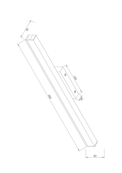 Подсветка зеркал и полок Maytoni Fichte MIR012WL-L14W4K