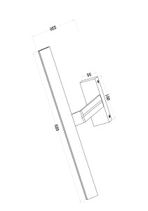 Подсветка зеркал и полок Maytoni Decart MIR010WL-L12W4K