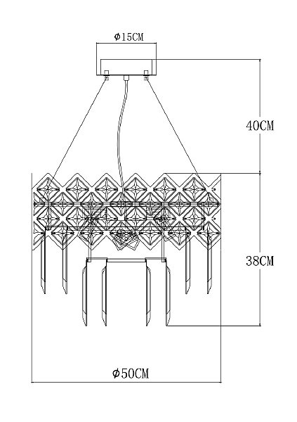 Подвесная люстра Arte Lamp Wezen A1006SP-8CC