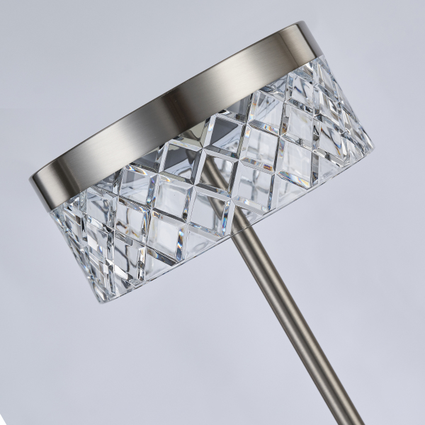 Настольная лампа Delight Collection Diamond cut MT21020075-1A satin nickel