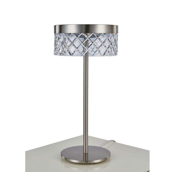 Настольная лампа Delight Collection Diamond cut MT21020075-1A satin nickel