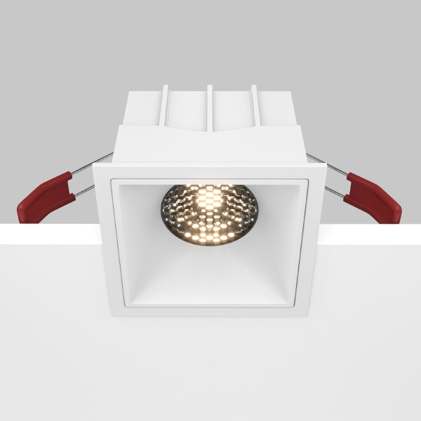 Встраиваемый светильник Maytoni Alfa LED DL043-01-15W3K-D-SQ-W
