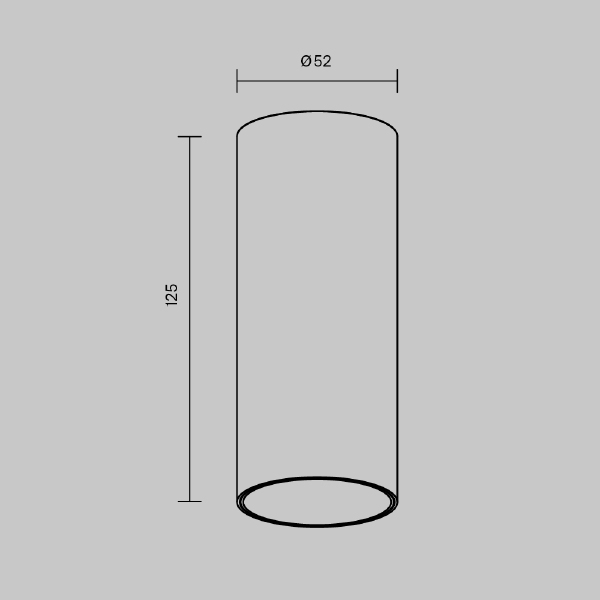 Накладной светильник Maytoni Focus Led C056CL-L12W3K-W-W