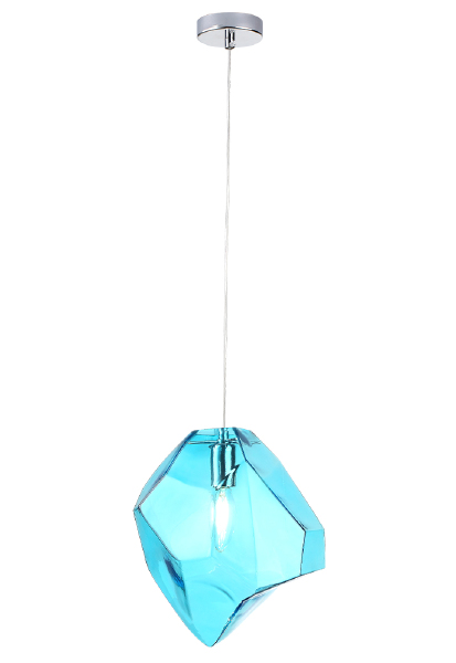Светильник подвесной Crystal Lux Nuestro NUESTRO SP1 CHROME/BLUE