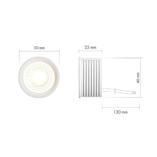 Светодиодный модуль Denkirs Slim Led DK4000-8W dim