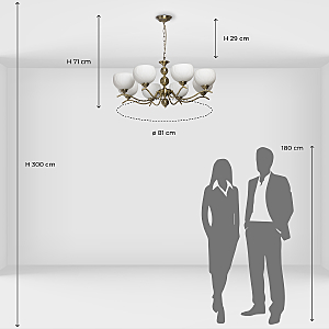 Подвесная люстра MW Light Фелиция 347019808