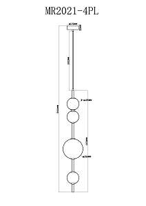 Светильник подвесной MyFar Violla MR2021-4PL