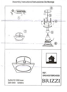 Встраиваемый светильник Brizzi Luanco BR04657