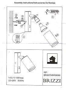 Светильник спот Brizzi Aras BR08079