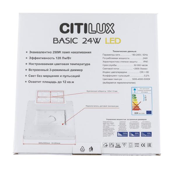 Светильник потолочный Citilux Бейсик CL738K242V